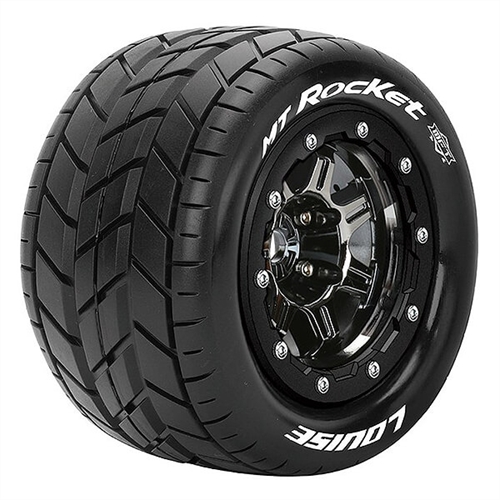 LOUISE RC MT-ROCKET 1/10 SOFT 1/2" OFFSET HEX 17MM BLACK TR